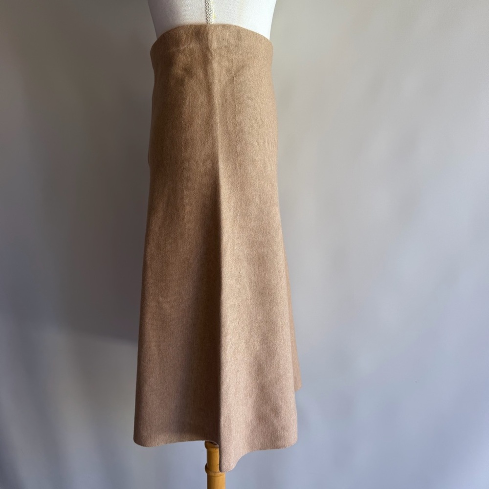 NWT Banana Republic Wool Blend Midi A-Line Skirt - sz S - Picture 3 of 7